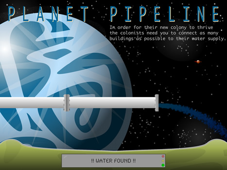 Planet Pipeline for iPad Splash Screen